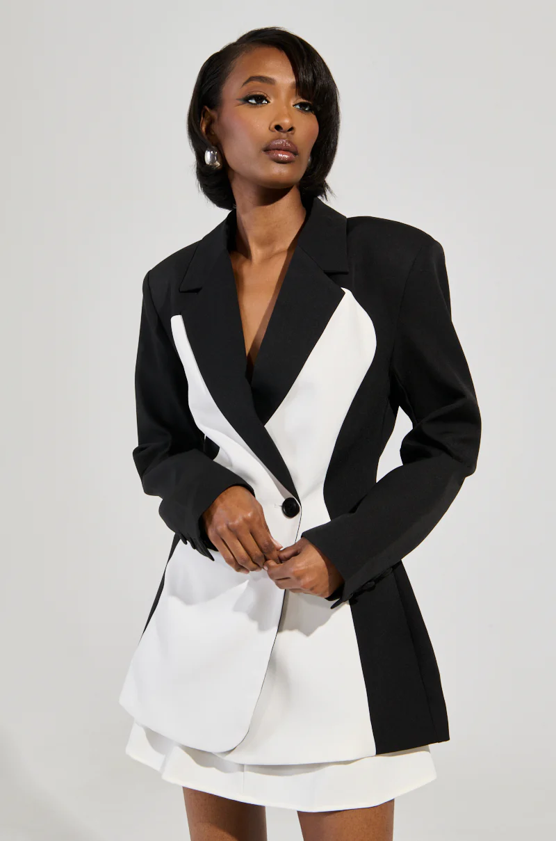 COME THIS WAY COLORBLOCK BLAZER - Image 4