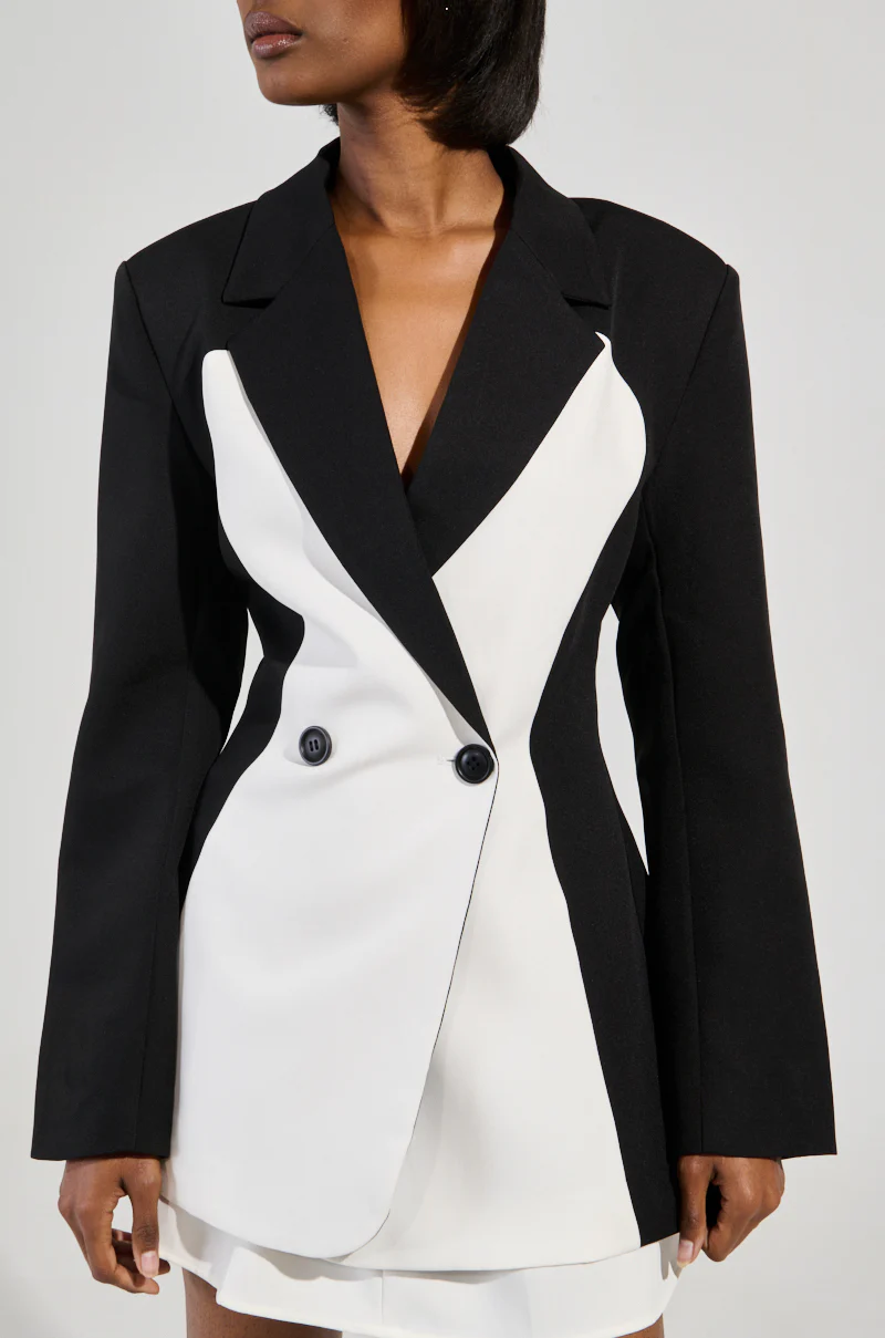 COME THIS WAY COLORBLOCK BLAZER - Image 9
