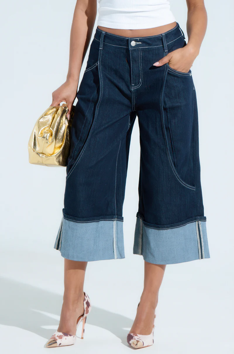 COME WITH ME DENIM BERMUDA SHORT - Image 3
