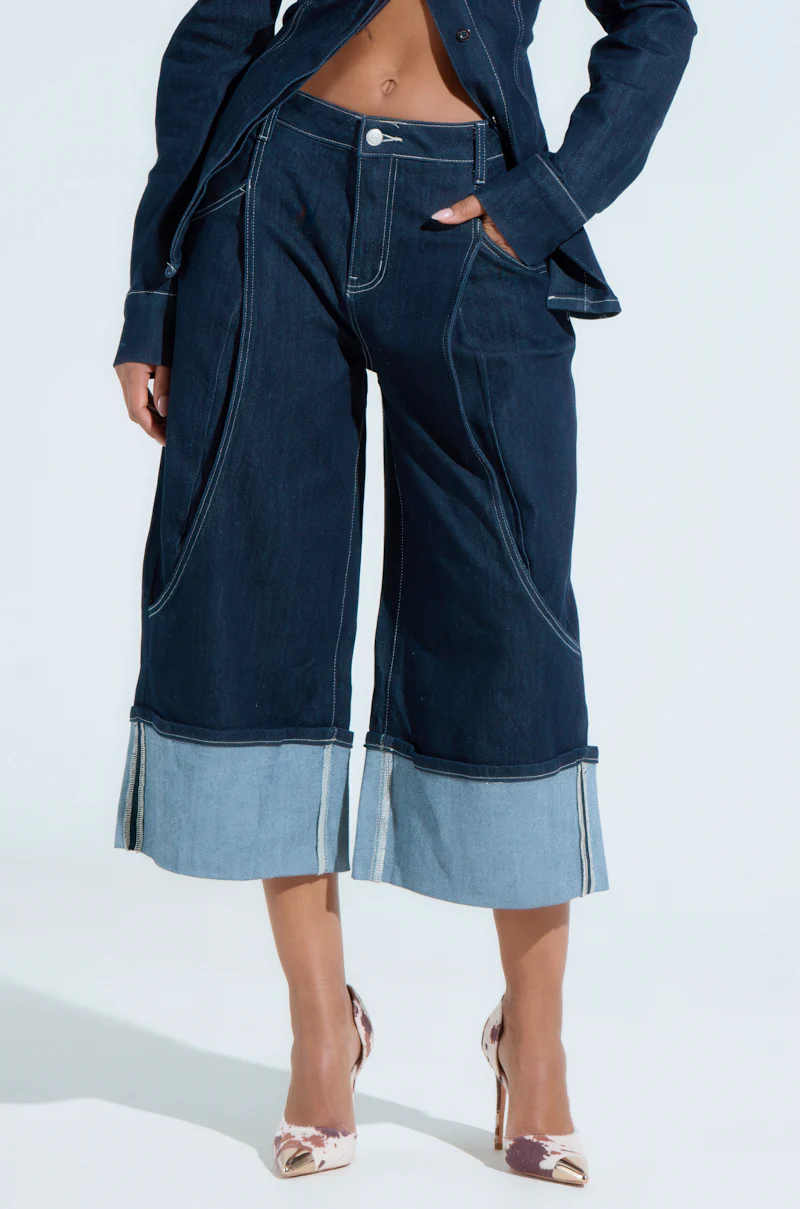 COME WITH ME DENIM BERMUDA SHORT - Image 4