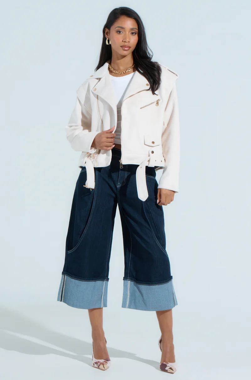 COME WITH ME DENIM BERMUDA SHORT - Image 9