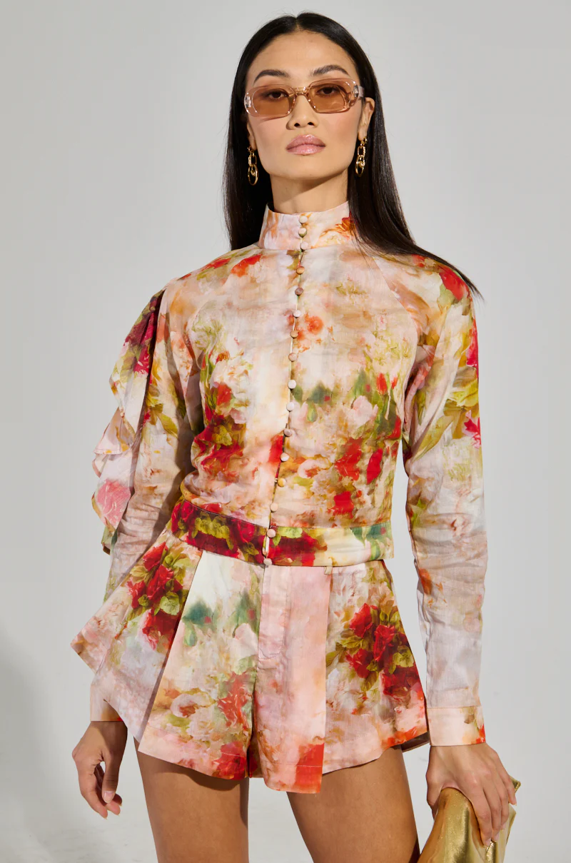 CONCEITED AF FLORAL BLOUSE - Image 2
