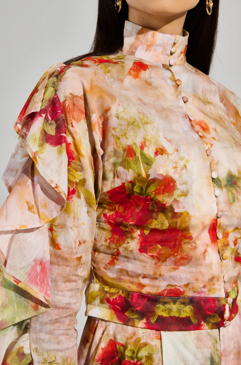 CONCEITED AF FLORAL BLOUSE - Image 8