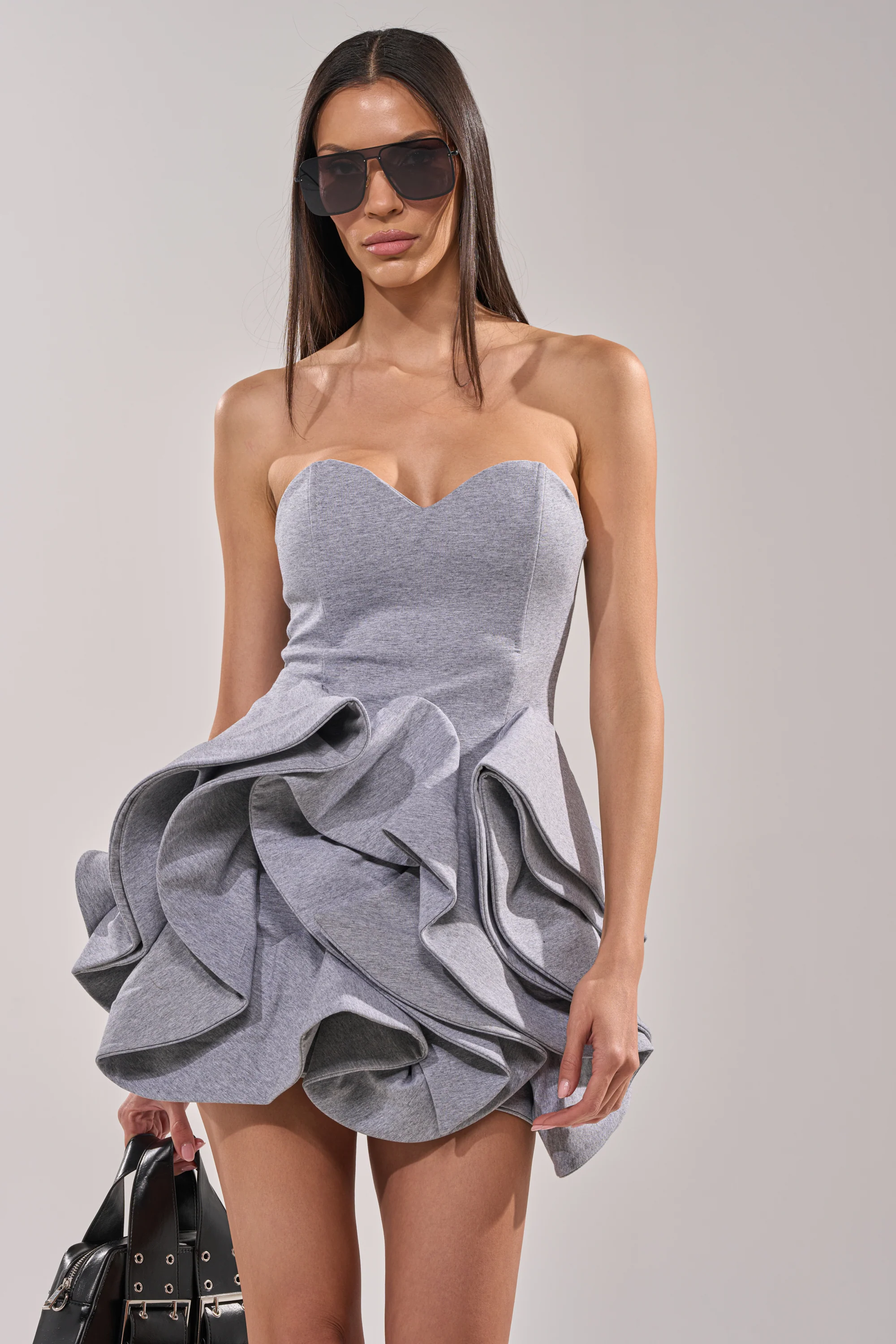 CONCRETE BLOOM MINI DRESS - Image 2