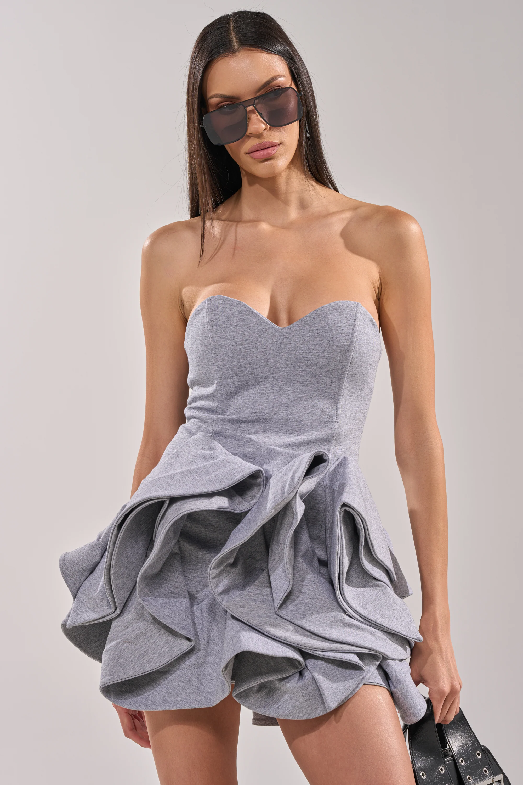 CONCRETE BLOOM MINI DRESS - Image 4