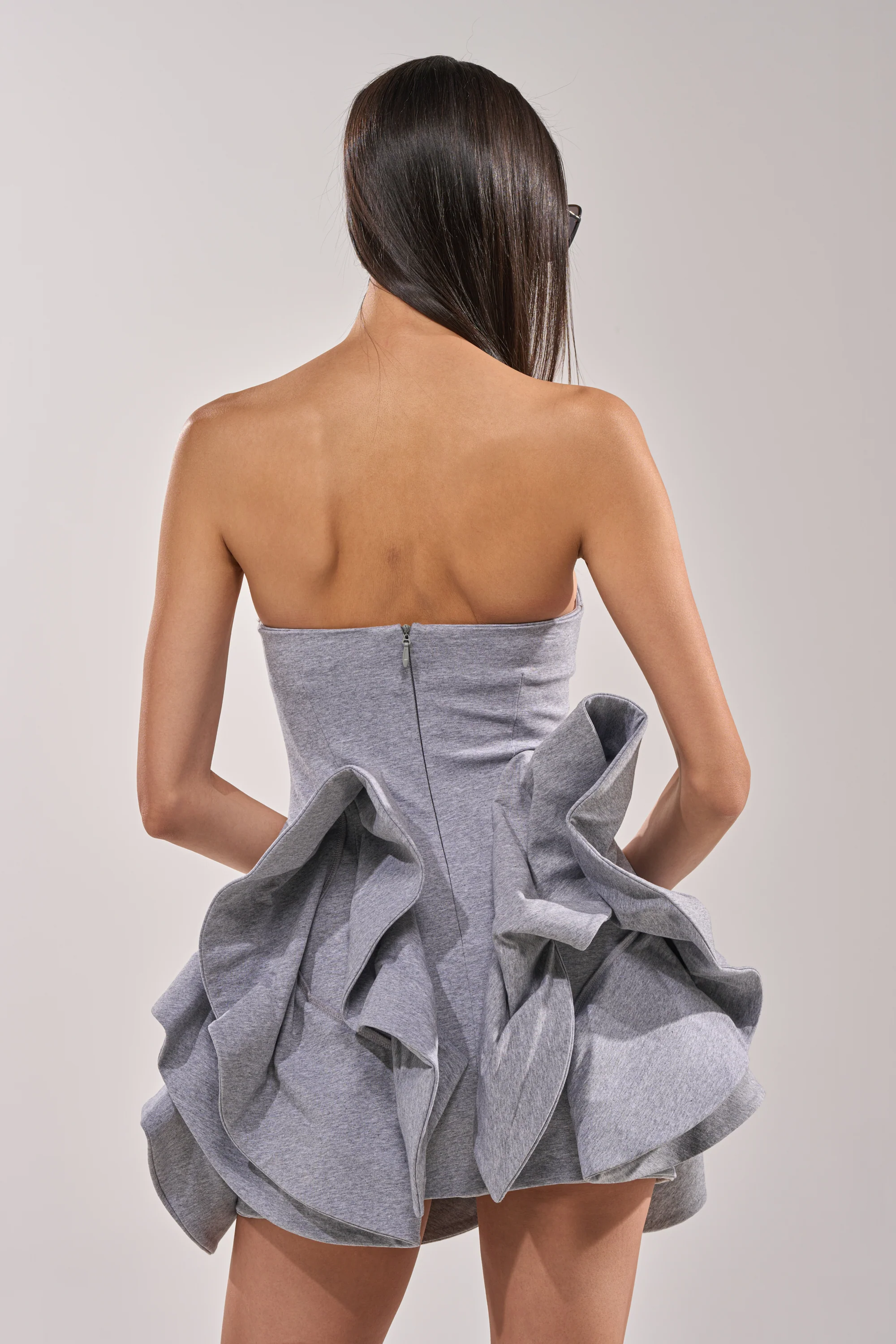 CONCRETE BLOOM MINI DRESS - Image 6