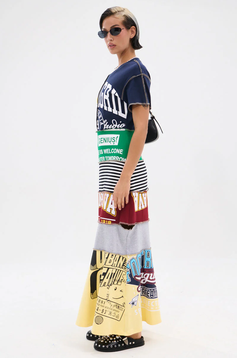 COOL GIRL ENERGY TSHIRT MAXI DRESS - Image 4