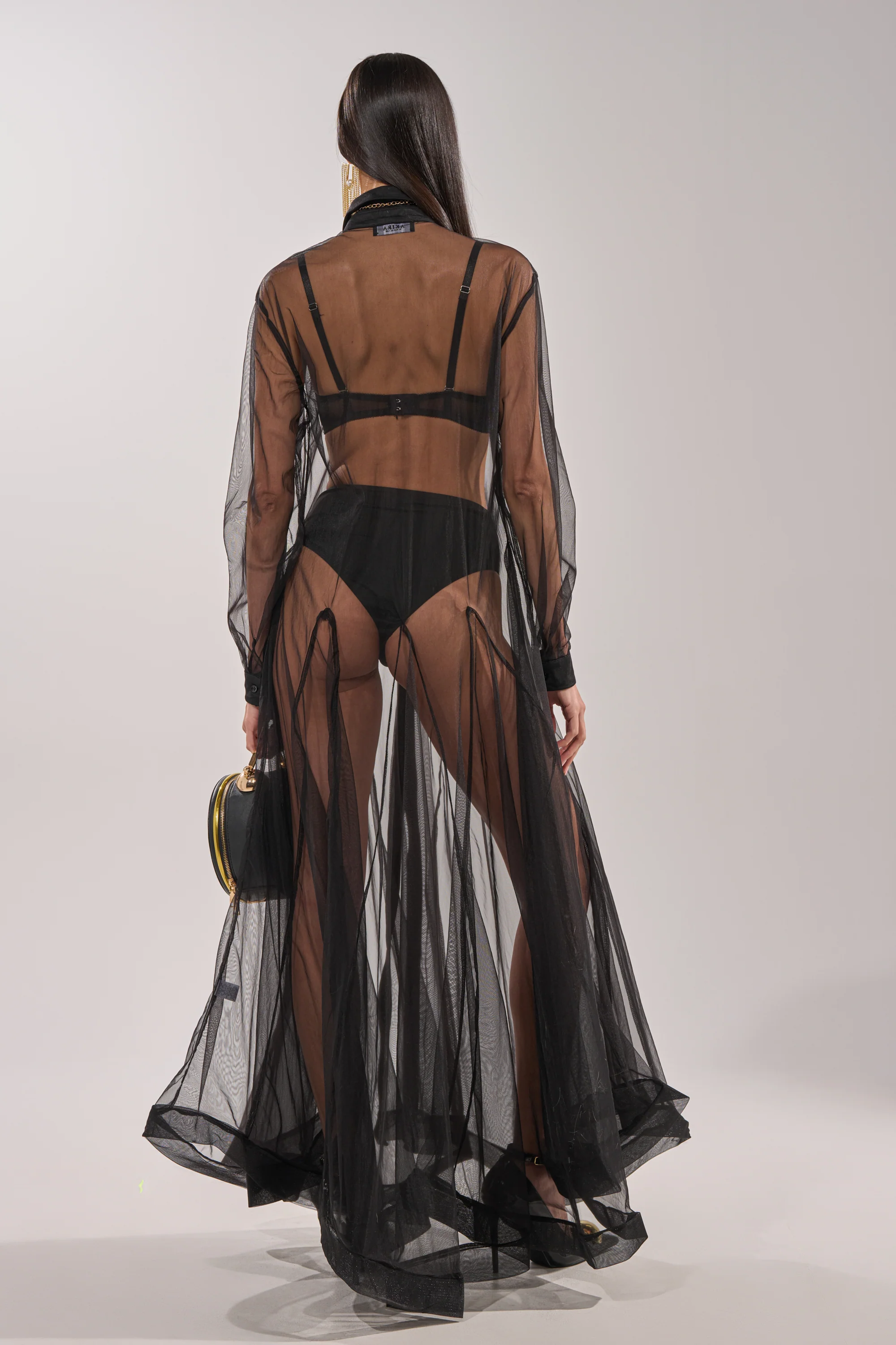 COOL GIRL MESH LAYERING MAXI DRESS - Image 8