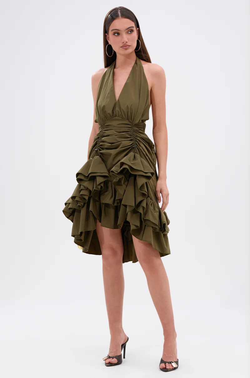 COOL GIRLS CLUB RUCHED MINI DRESS - Image 10