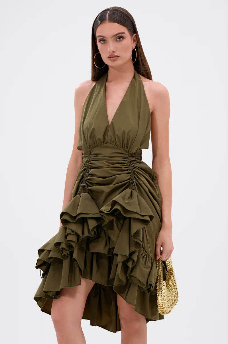 COOL GIRLS CLUB RUCHED MINI DRESS - Image 2
