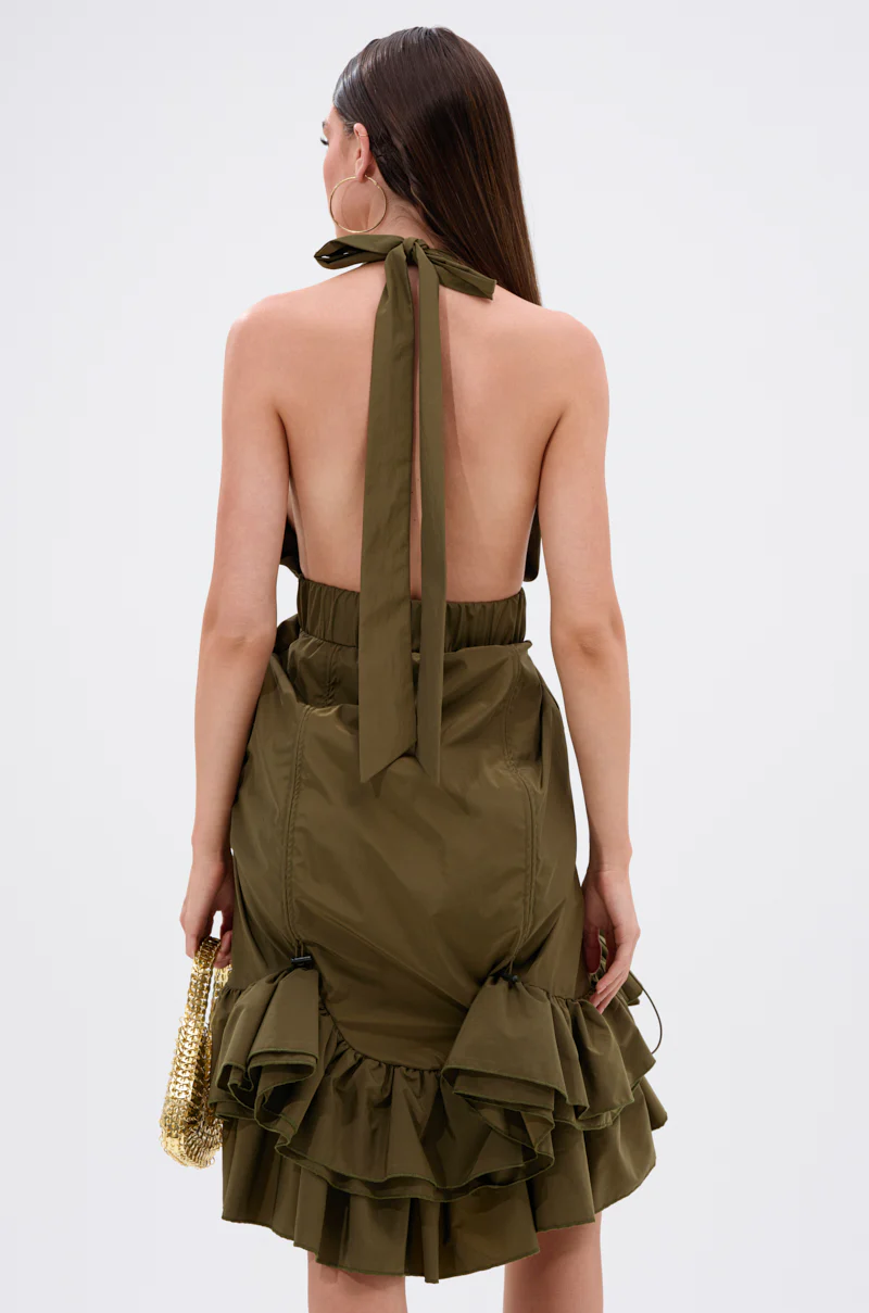 COOL GIRLS CLUB RUCHED MINI DRESS - Image 8