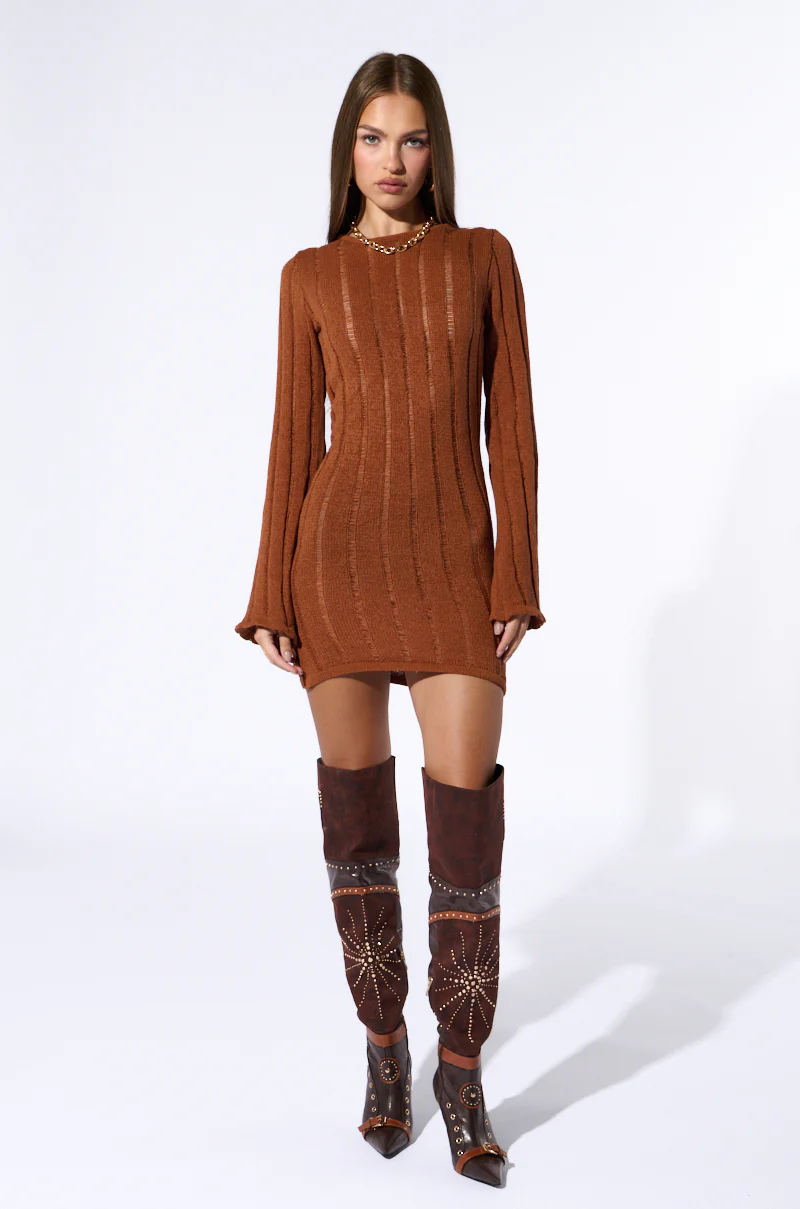 COOL IT KNIT MINI DRESS - Image 6