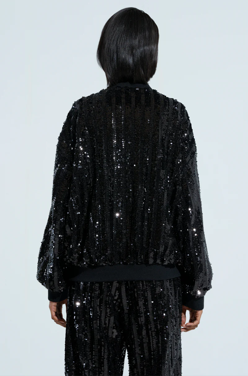 COSMIC SEQUIN BOMBER - Image 5