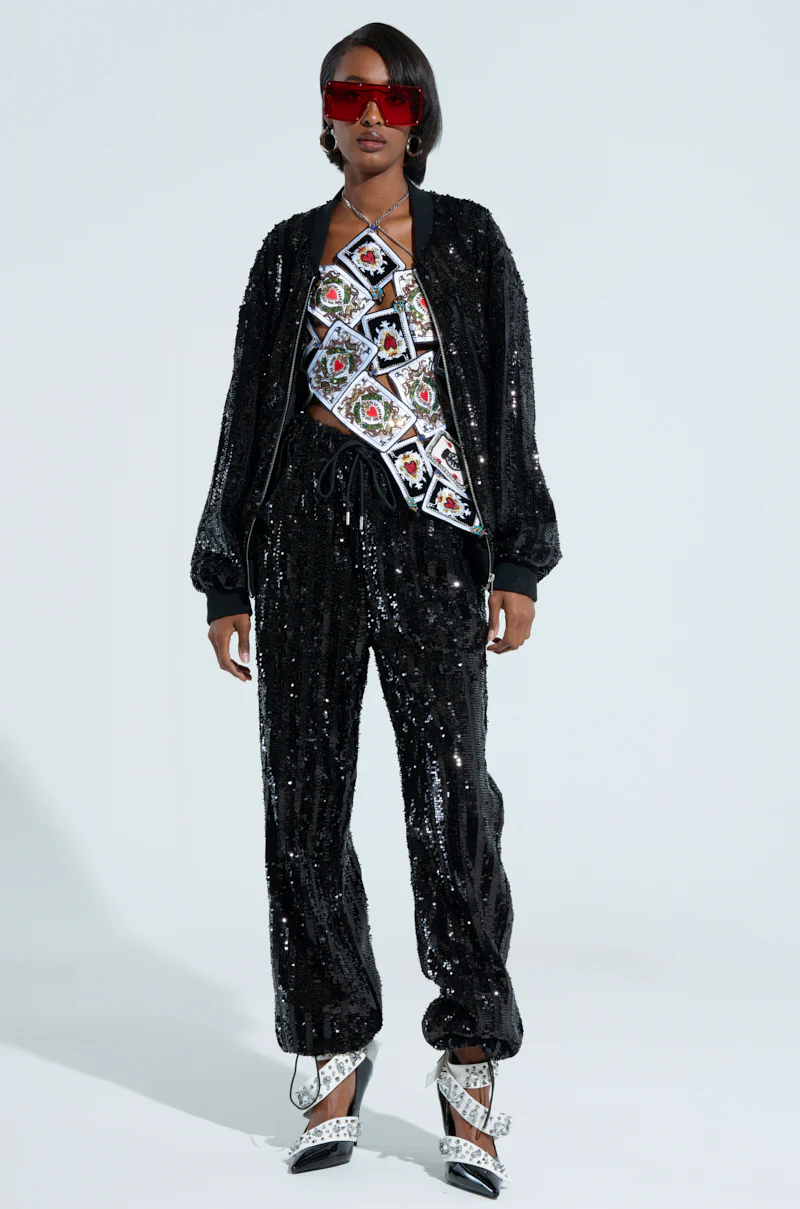 COSMIC SEQUIN BOMBER - Image 6