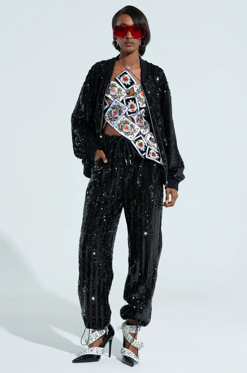 COSMIC SEQUIN BOMBER - Image 7