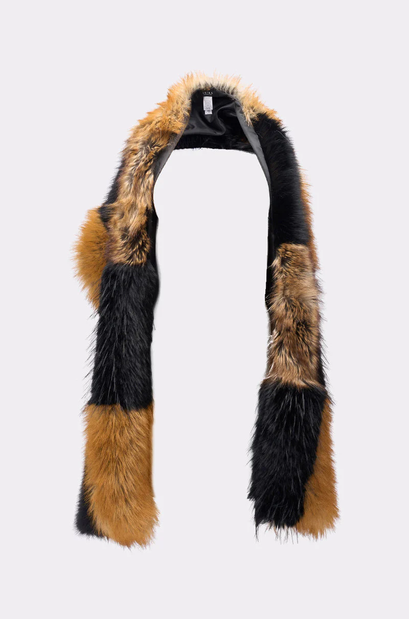 COSMO FAUX FUR SCARF - Image 4