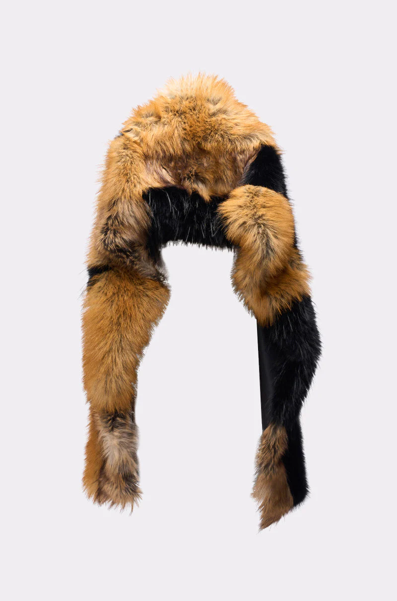 COSMO FAUX FUR SCARF - Image 6