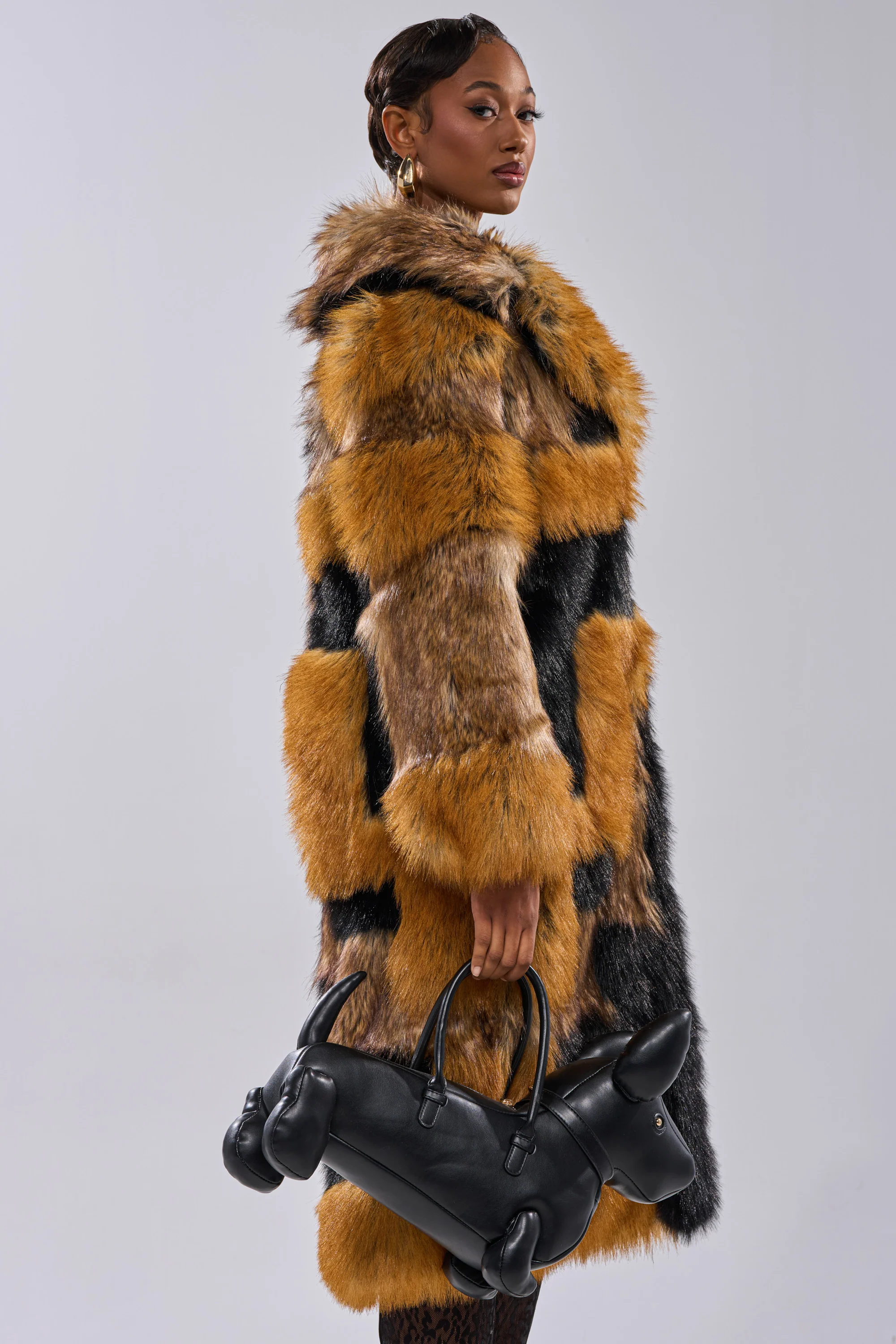 COSMO PATCHWORK FAUX FUR - Image 10