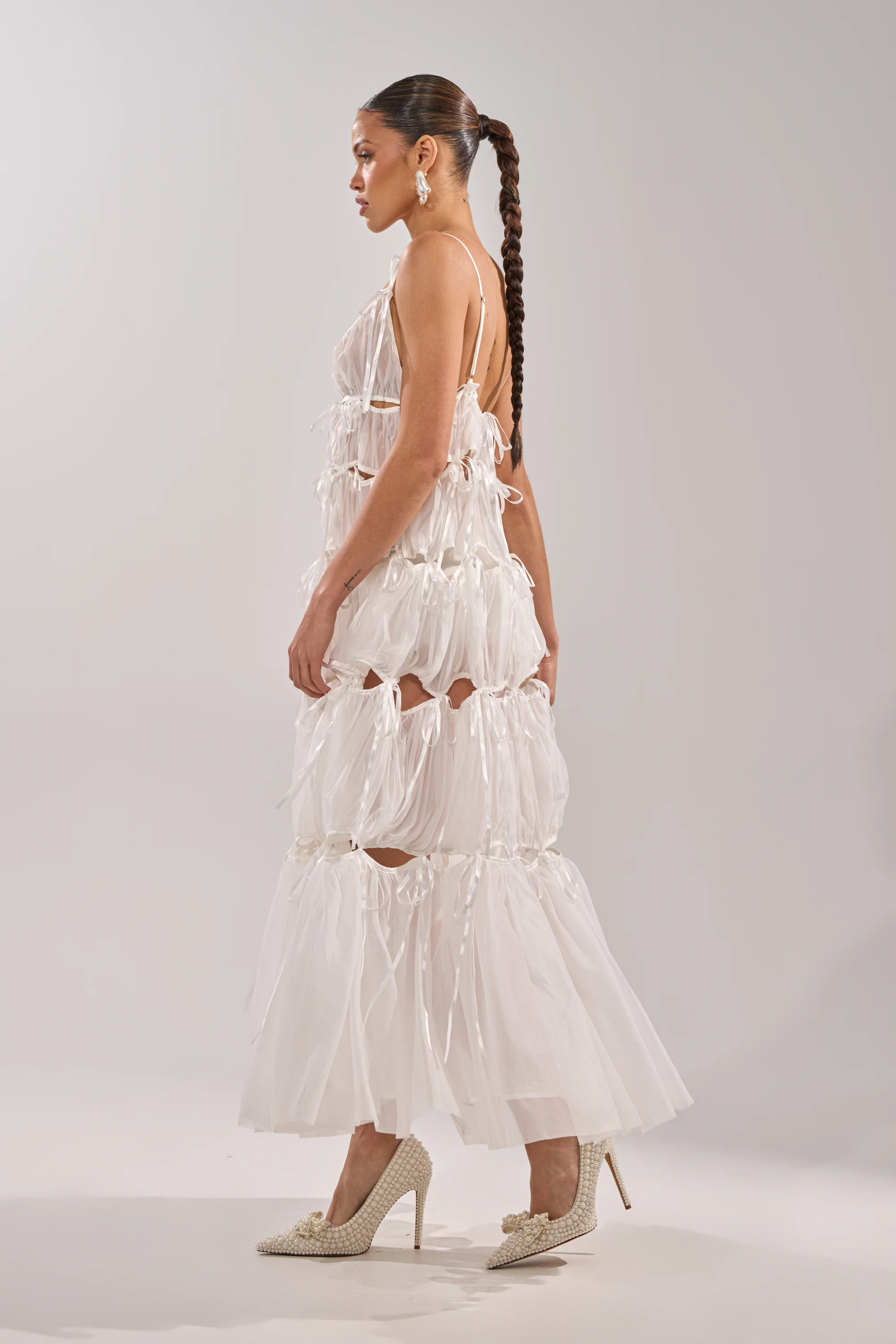 COULDN'T BE ME IF YOU TRIED TIE MAXI DRESS - Image 4