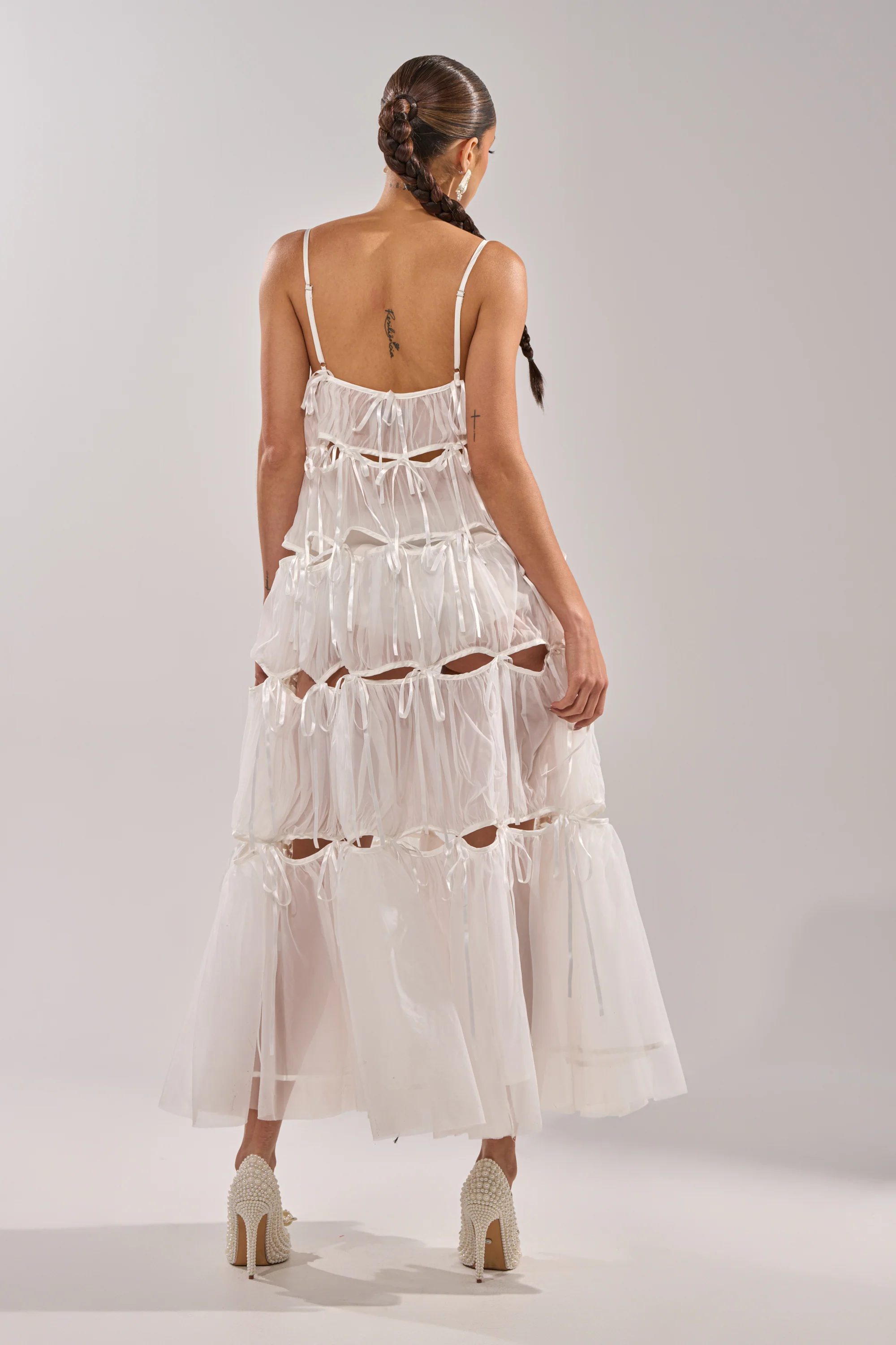 COULDN'T BE ME IF YOU TRIED TIE MAXI DRESS - Image 5