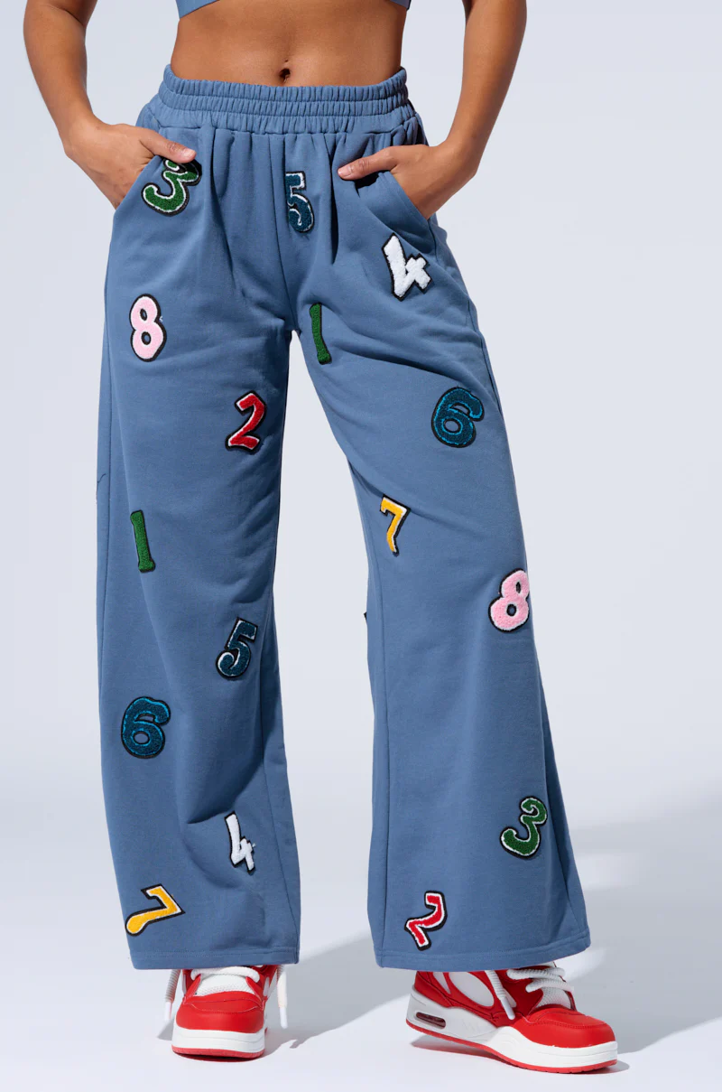 COUNT IT UP! WIDE LEG JOGGER - Image 2