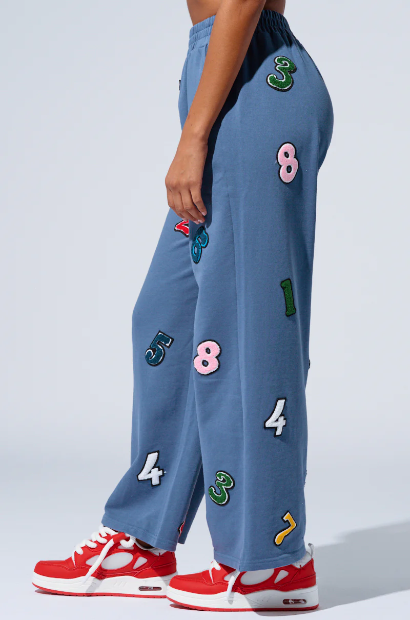 COUNT IT UP! WIDE LEG JOGGER - Image 4