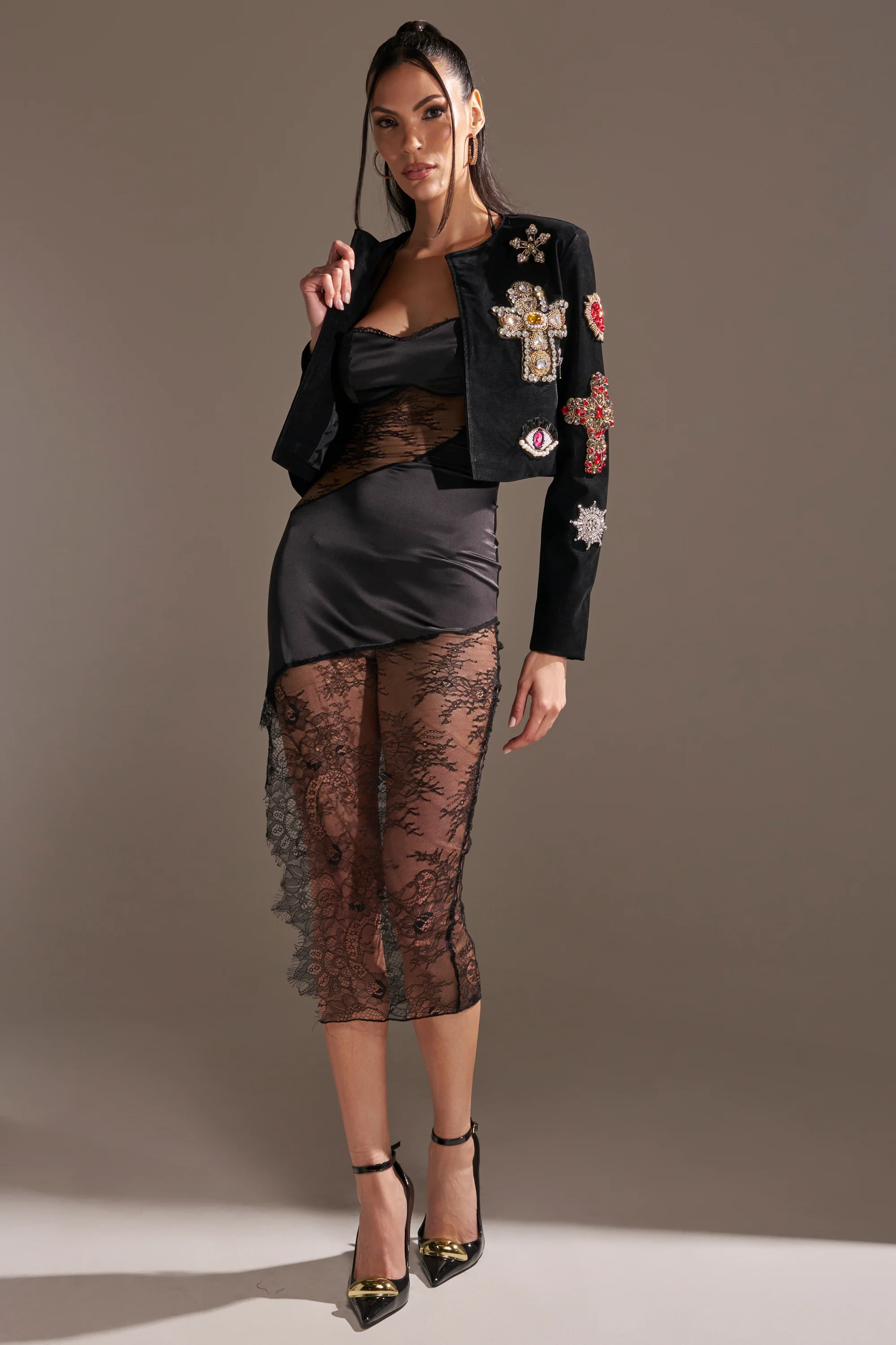 COUNT YOUR BLESSINGS EMBELLISHED BLAZER - Image 10