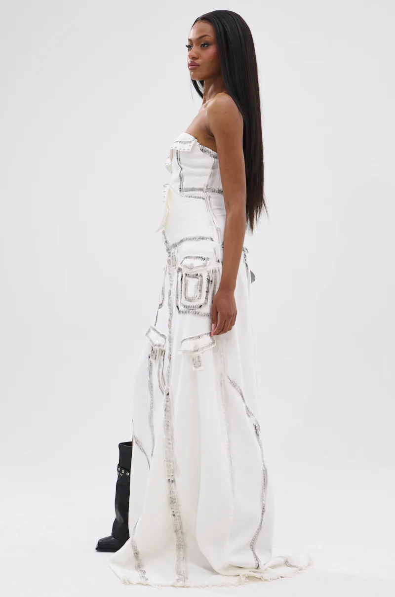 COVER STAR DENIM MAXI DRESS - Image 7
