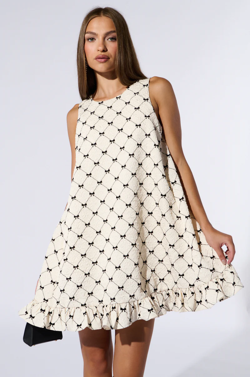 COVERED IN BOWS MINI DRESS - Image 3