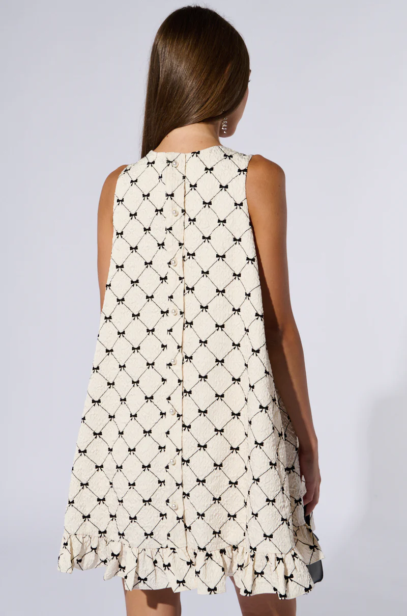 COVERED IN BOWS MINI DRESS - Image 7