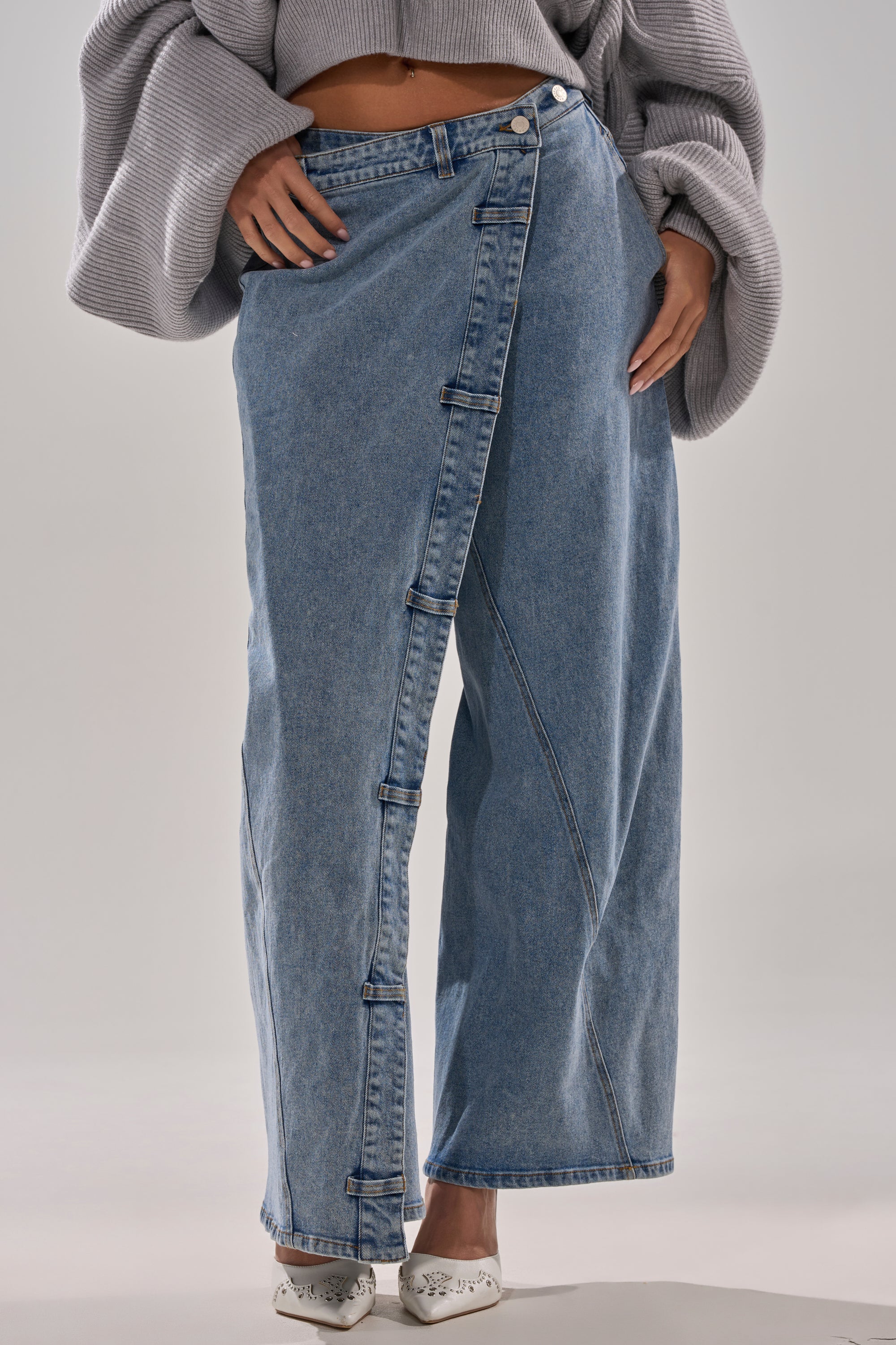 COVERED UP RELAXED DENIM PANT - Image 3