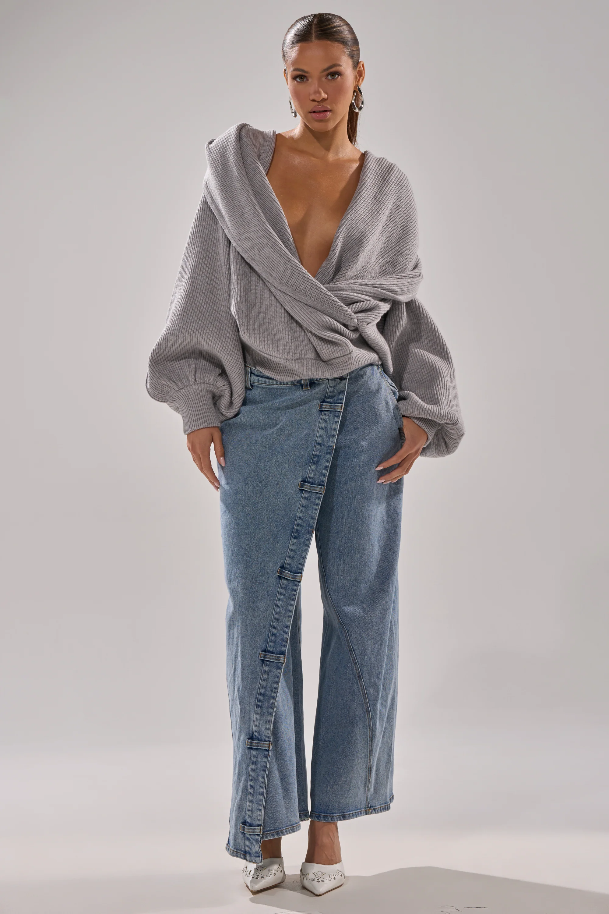 COVERED UP RELAXED DENIM PANT - Image 7