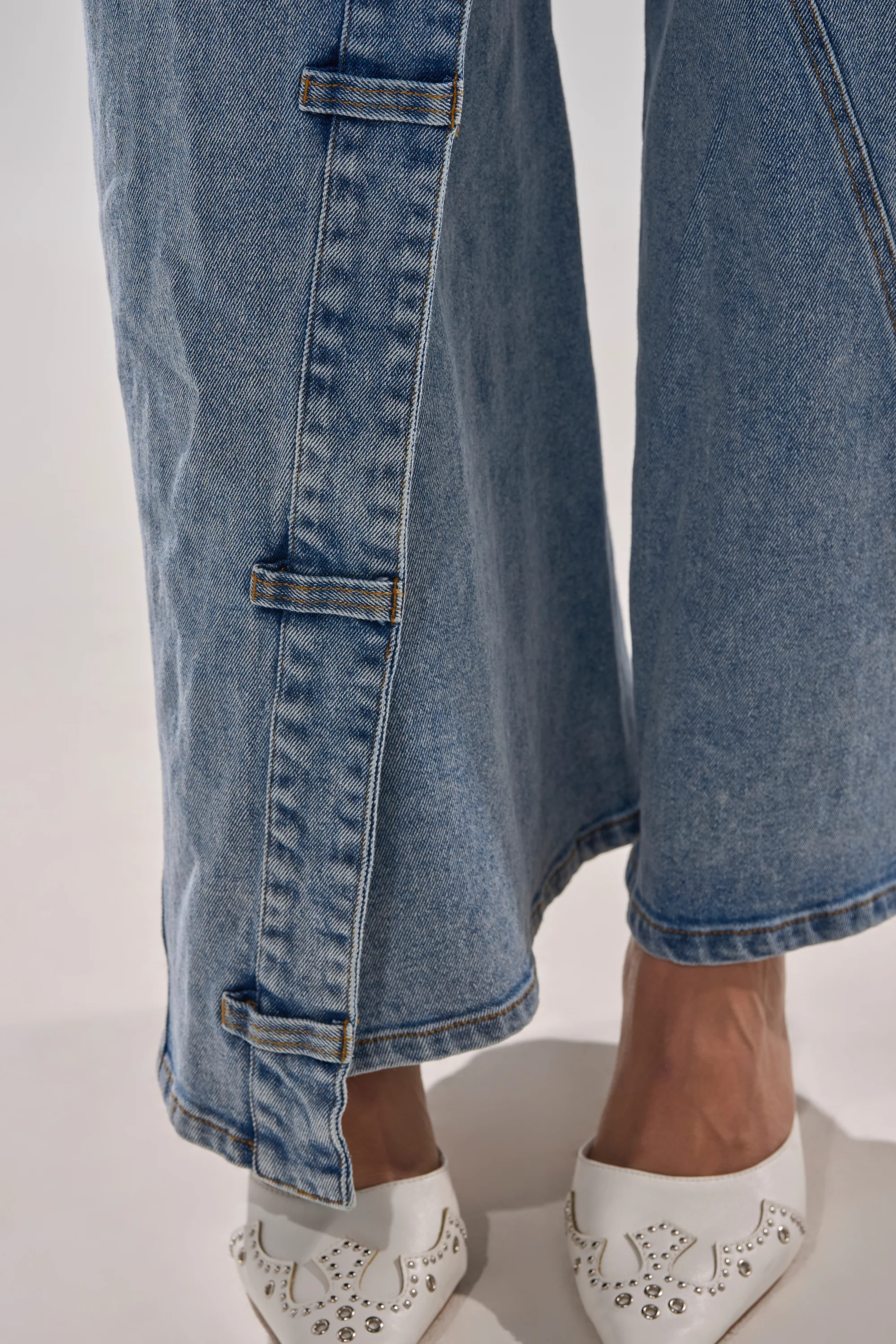 COVERED UP RELAXED DENIM PANT - Image 9