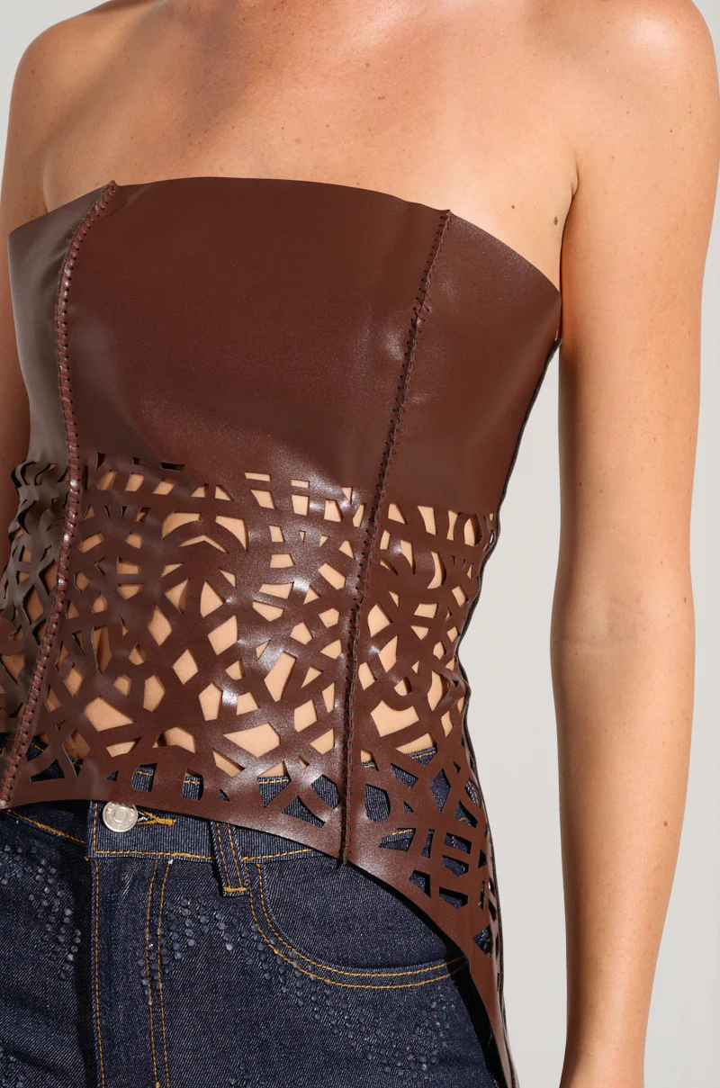 COWGIRL DREAMS STRAPLESS CUTOUT TOP - Image 7