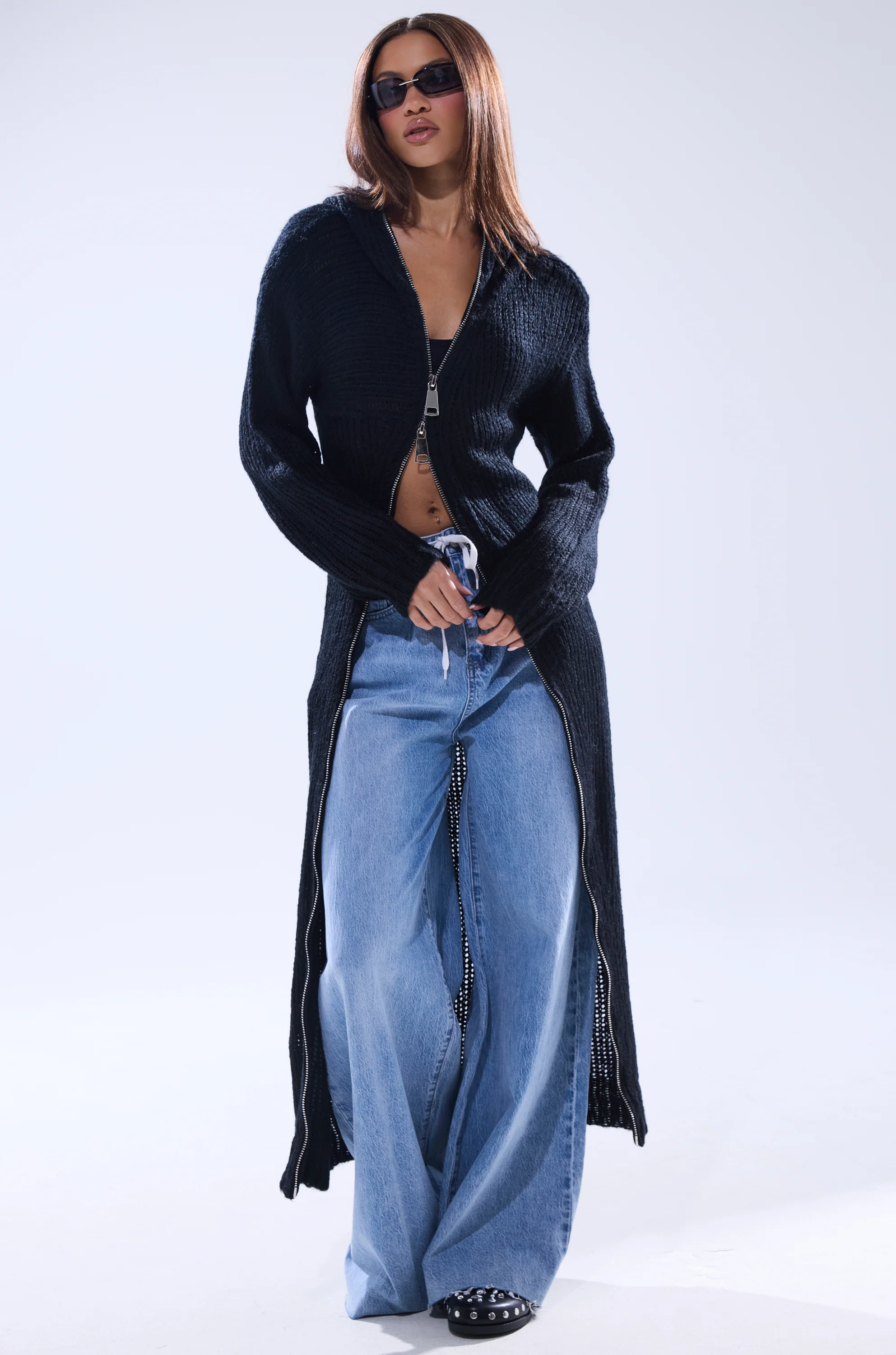 COZIEST GIRLY ZIP UP SWEATER - Image 4
