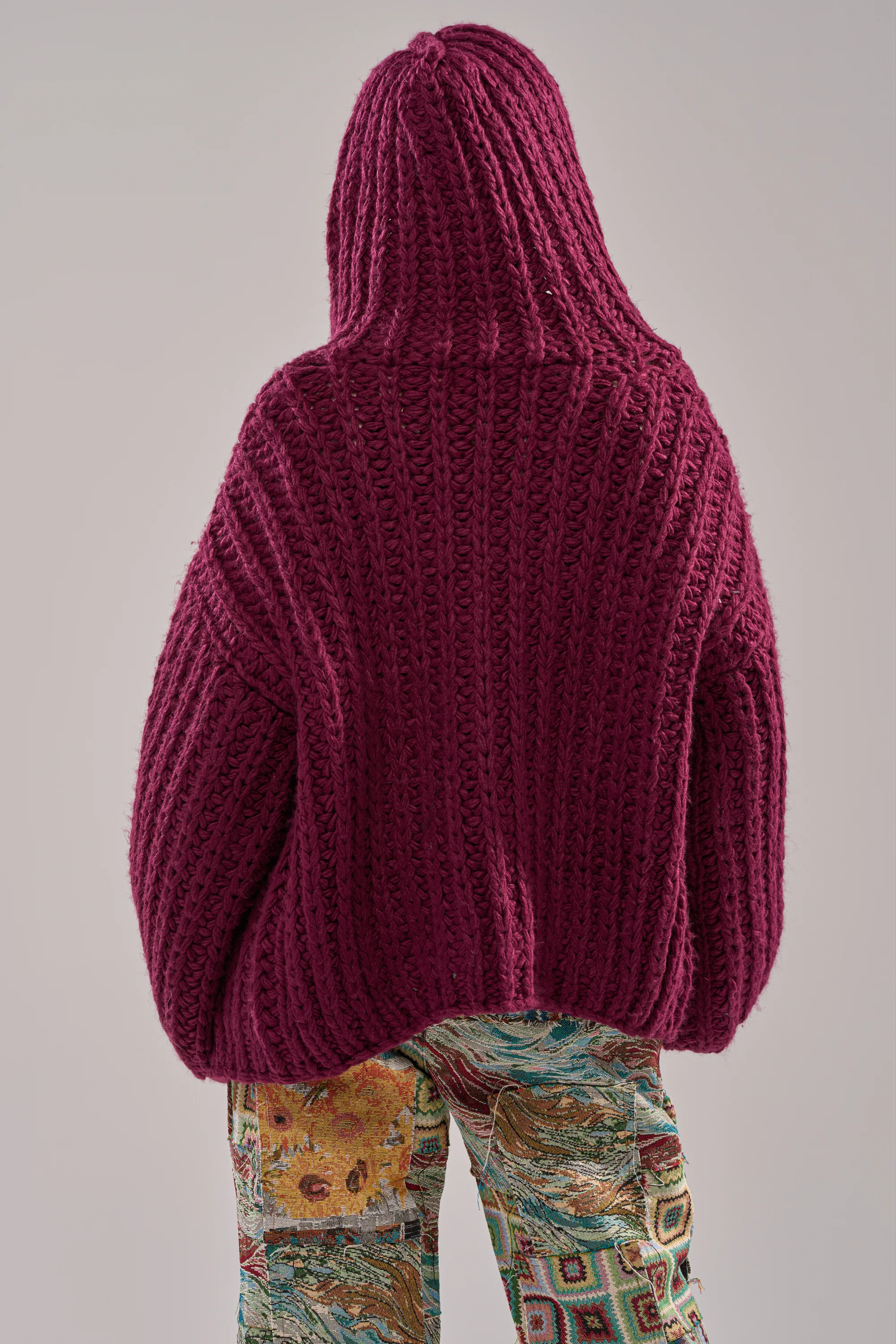 COZY CROCHET HOODED CARDIGAN - Image 6