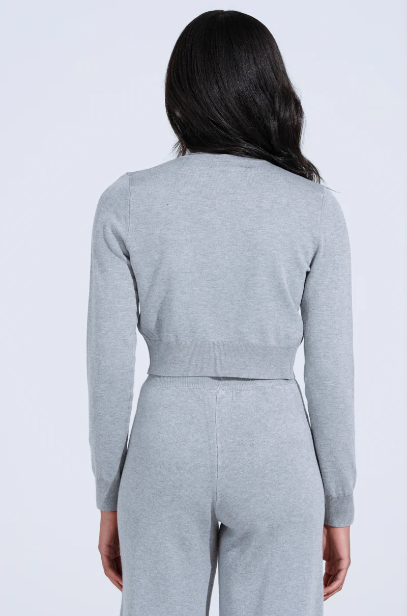COZY LUXE CREW NECK CARDIGAN - Image 4