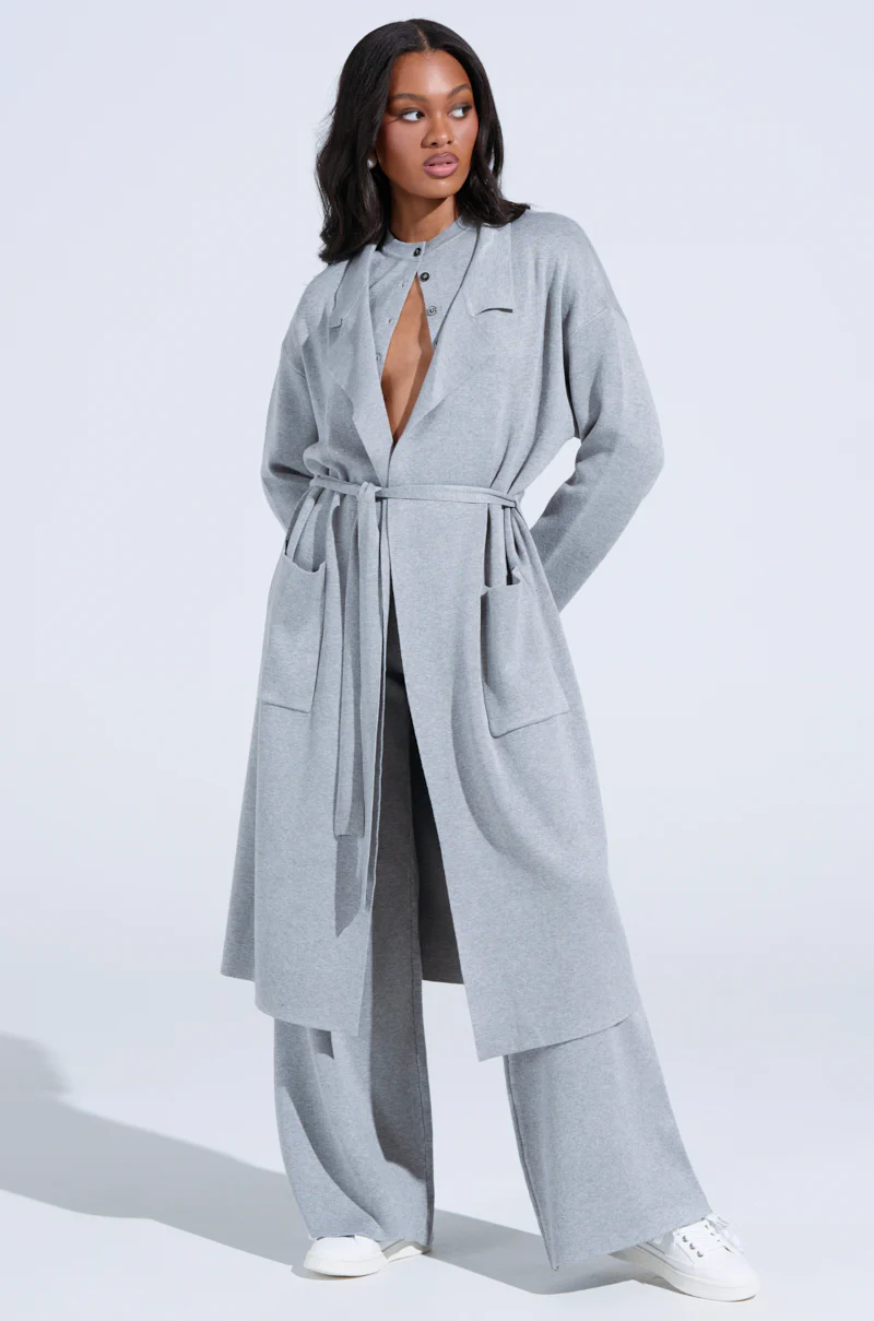 COZY LUXE KNIT TRENCH - Image 3
