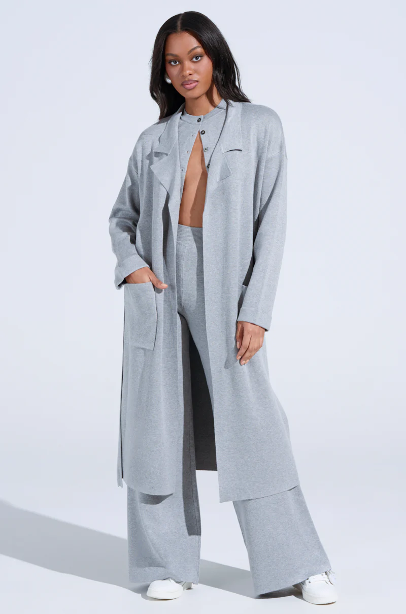 COZY LUXE KNIT TRENCH - Image 4