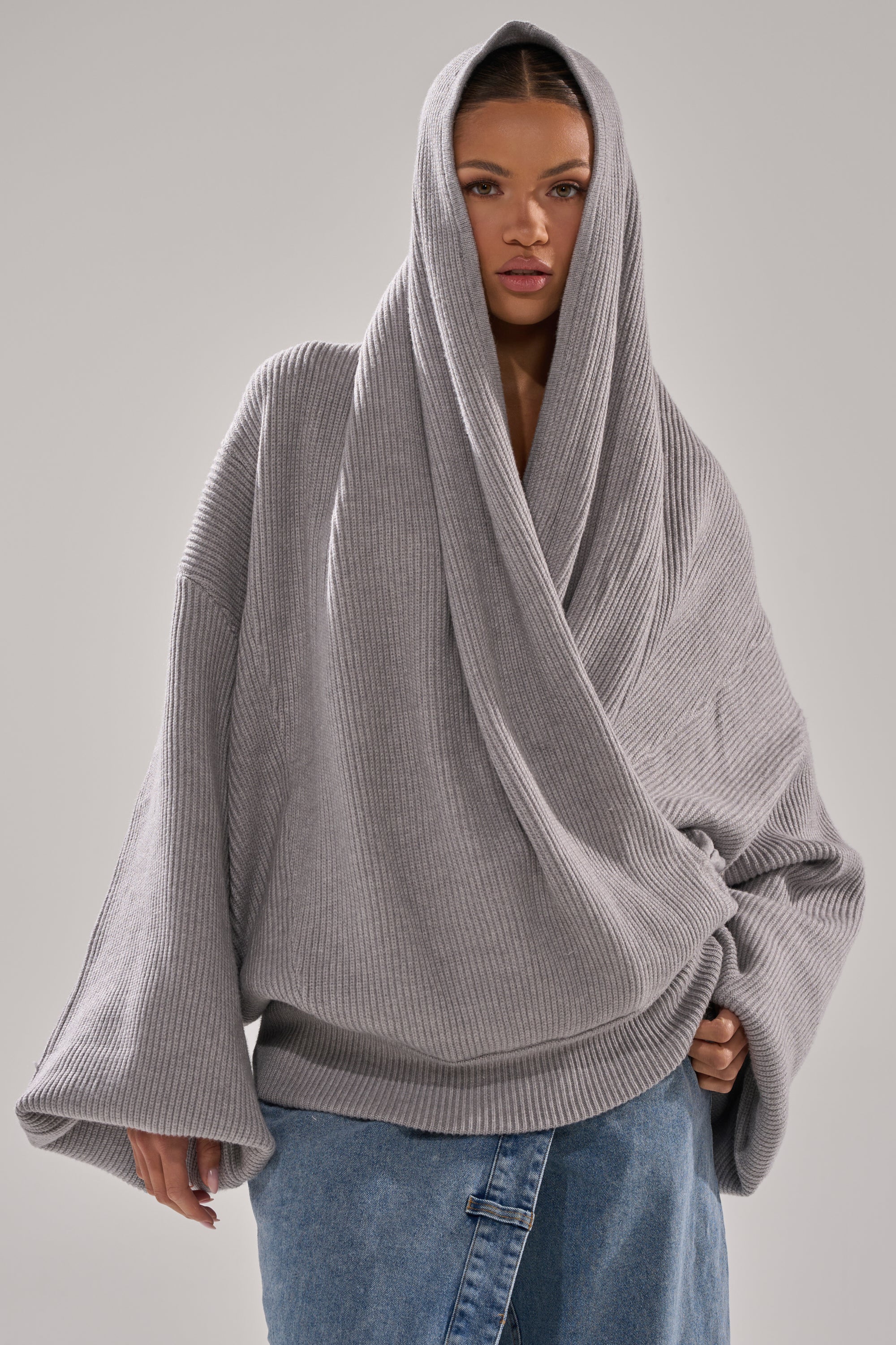 CRAZY FOR YOU CROSS FRONT SWEATER - Image 4