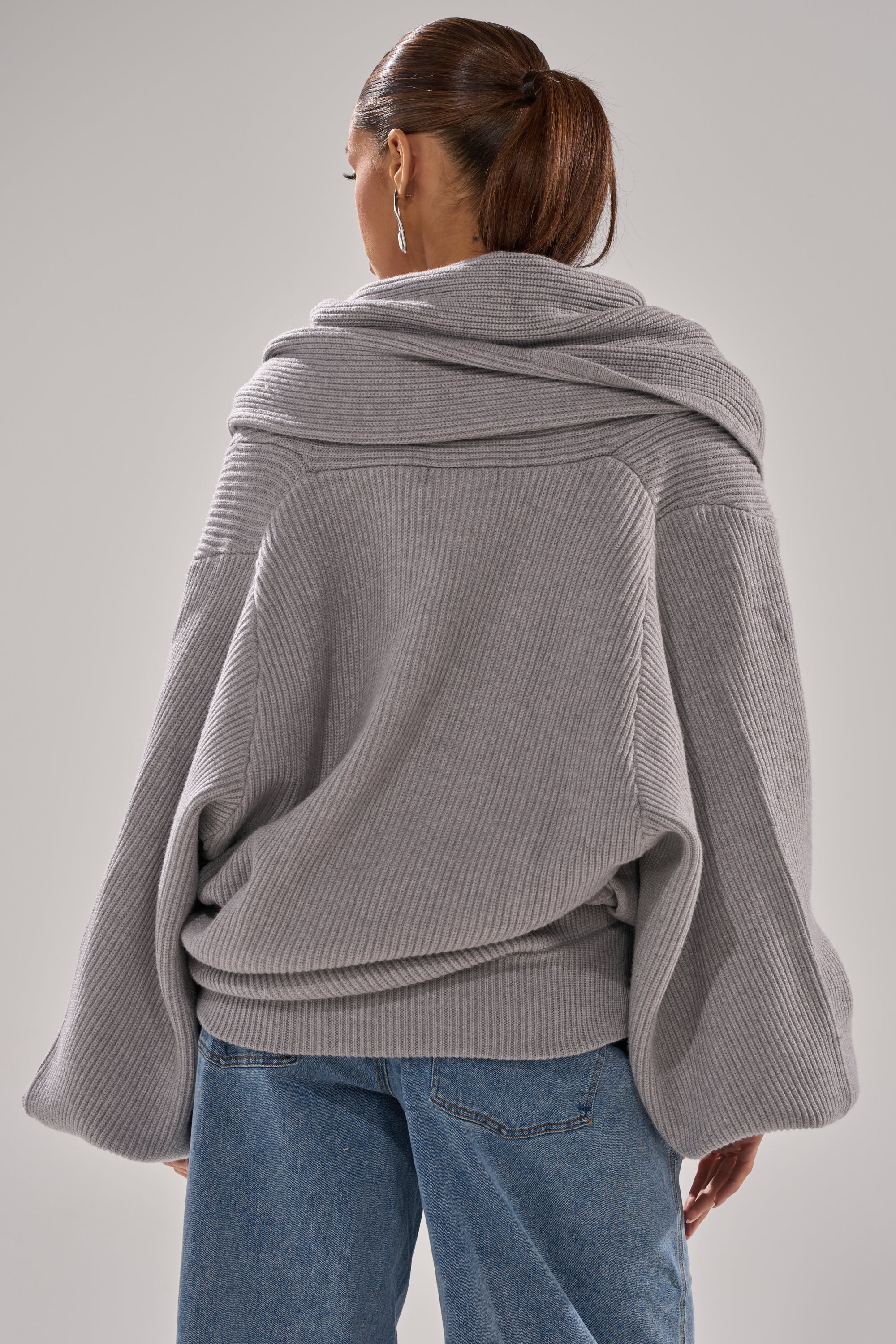 CRAZY FOR YOU CROSS FRONT SWEATER - Image 8