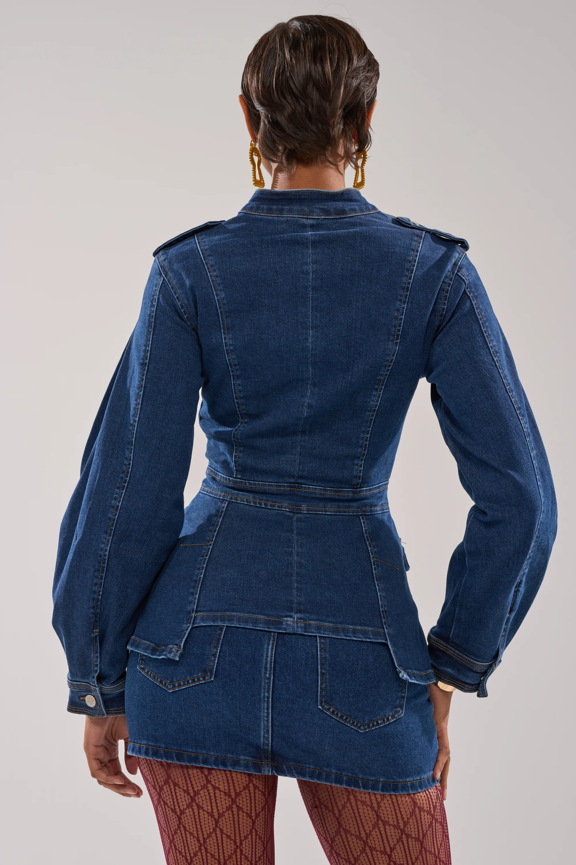 CRAZY FOR YOU LONG SLEEVE DENIM BUTTON DOWN - Image 5