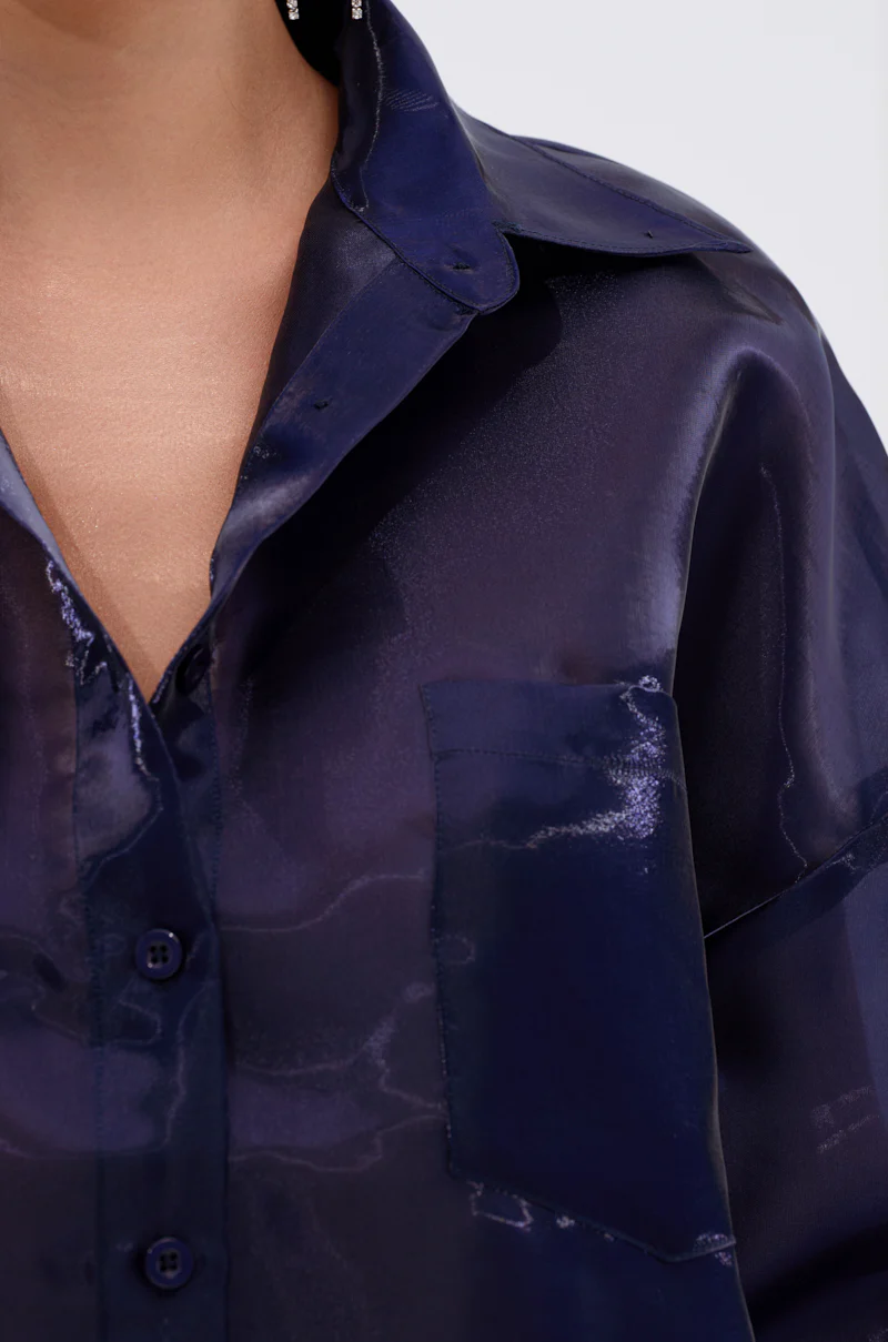 CRAZY IN LOVE BUTTON DOWN BLOUSE - Image 8