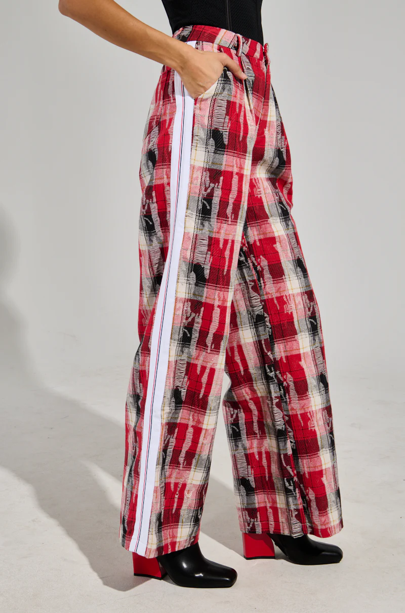 CRAZY LIKE ME PLAID TROUSER - Image 4