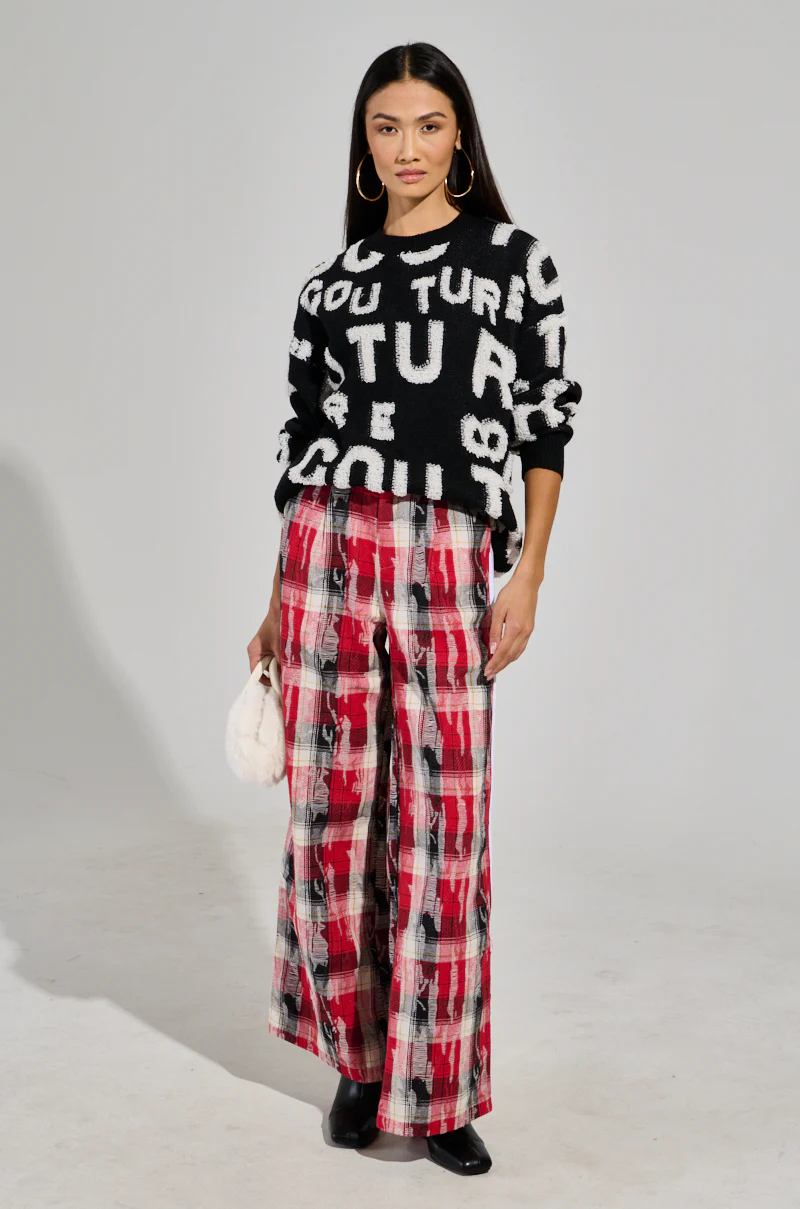 CRAZY LIKE ME PLAID TROUSER - Image 9