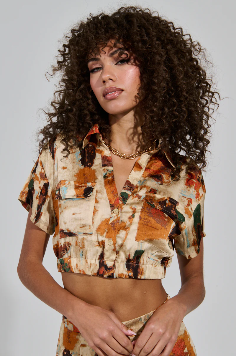 CRAZY PAIN BUTTON DOWN TOP - Image 2