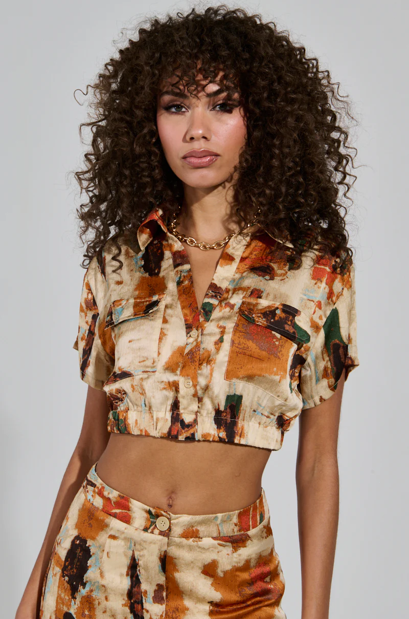 CRAZY PAIN BUTTON DOWN TOP - Image 3