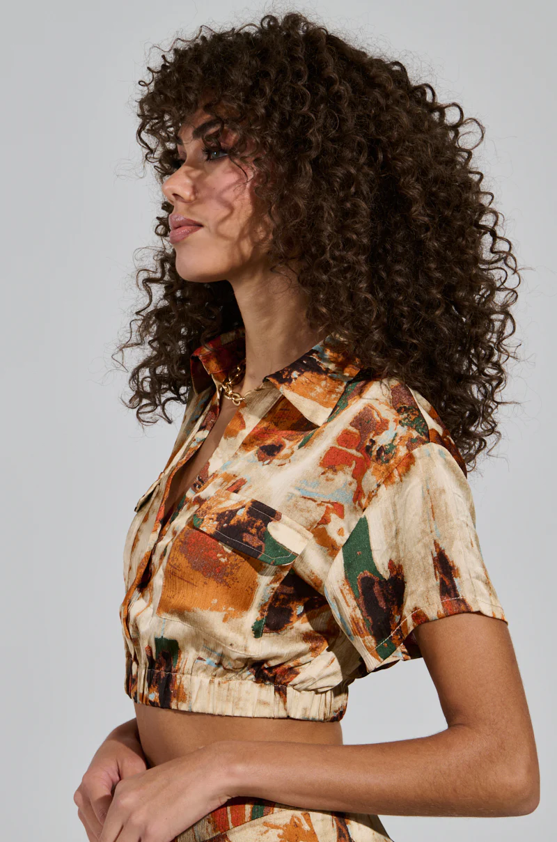 CRAZY PAIN BUTTON DOWN TOP - Image 4
