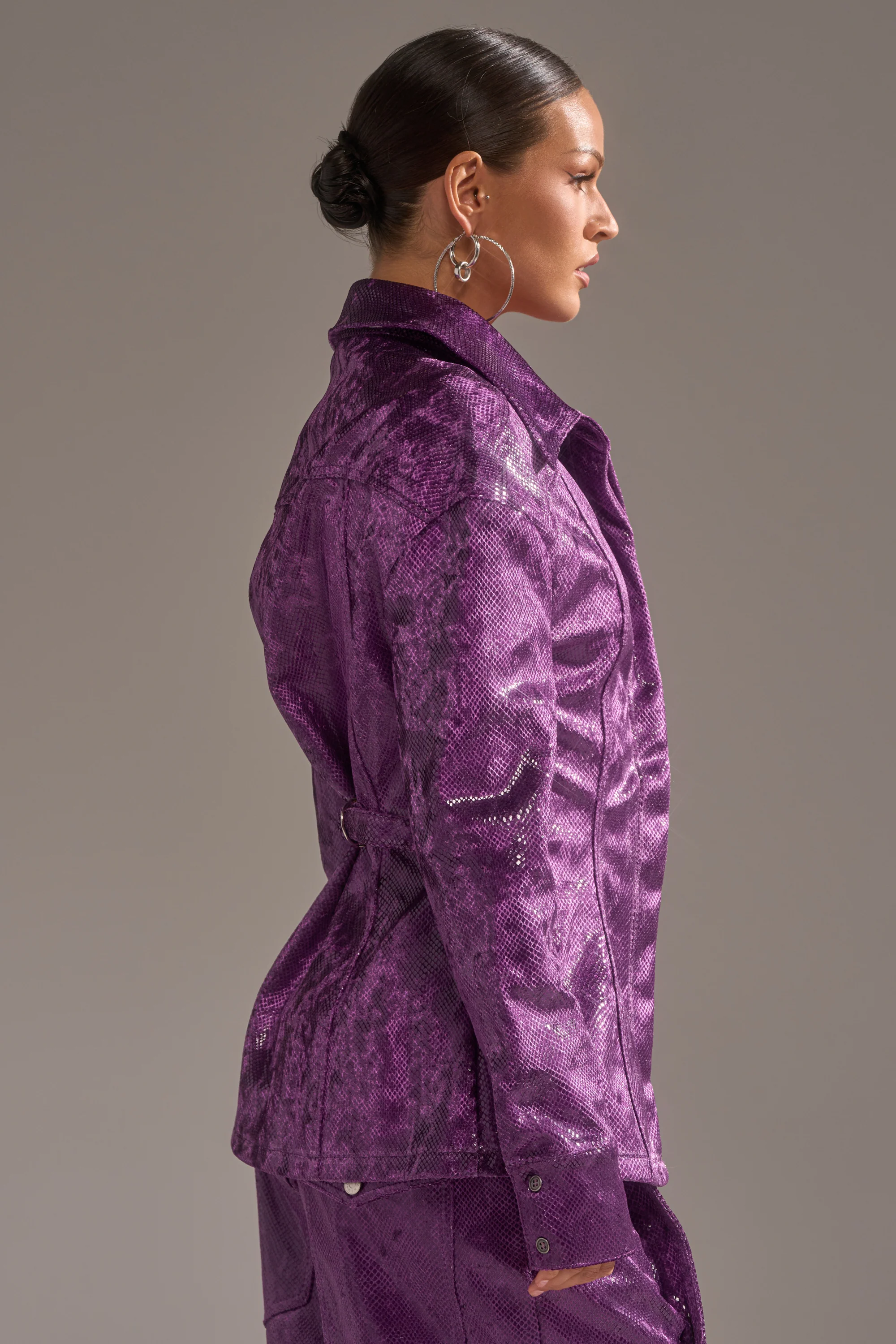 CRAZY TOUCH VELVET BUTTON DOWN - Image 5