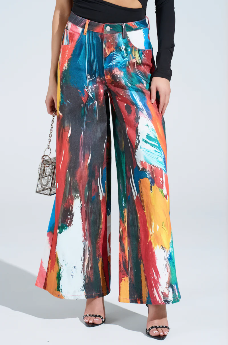 CREATIVE FREEDOM PRINTED DENIM